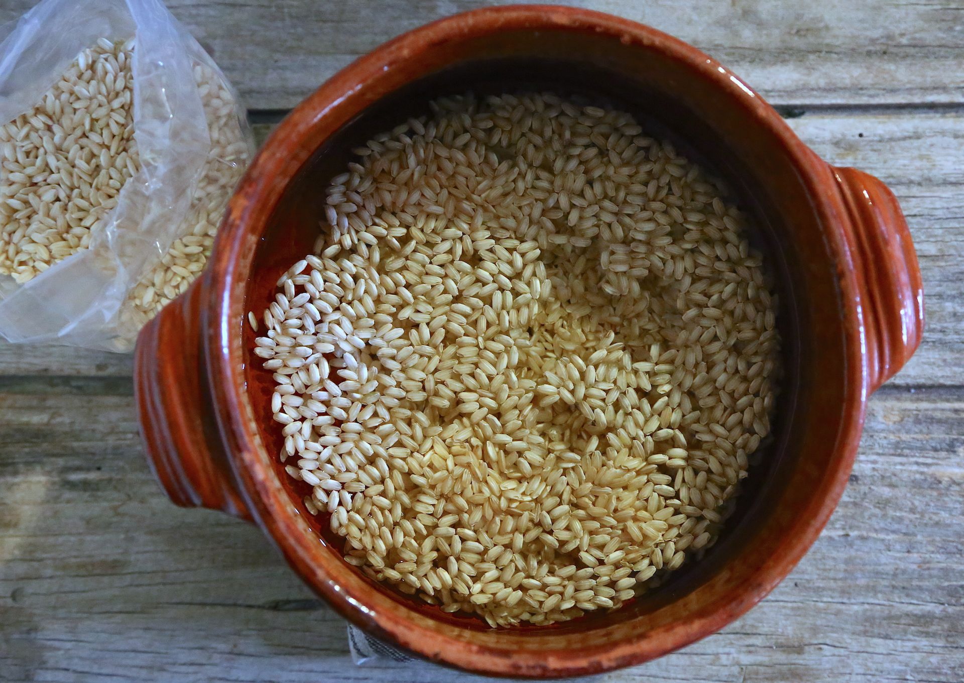La cottura del riso integrale © Beatrice Spagoni