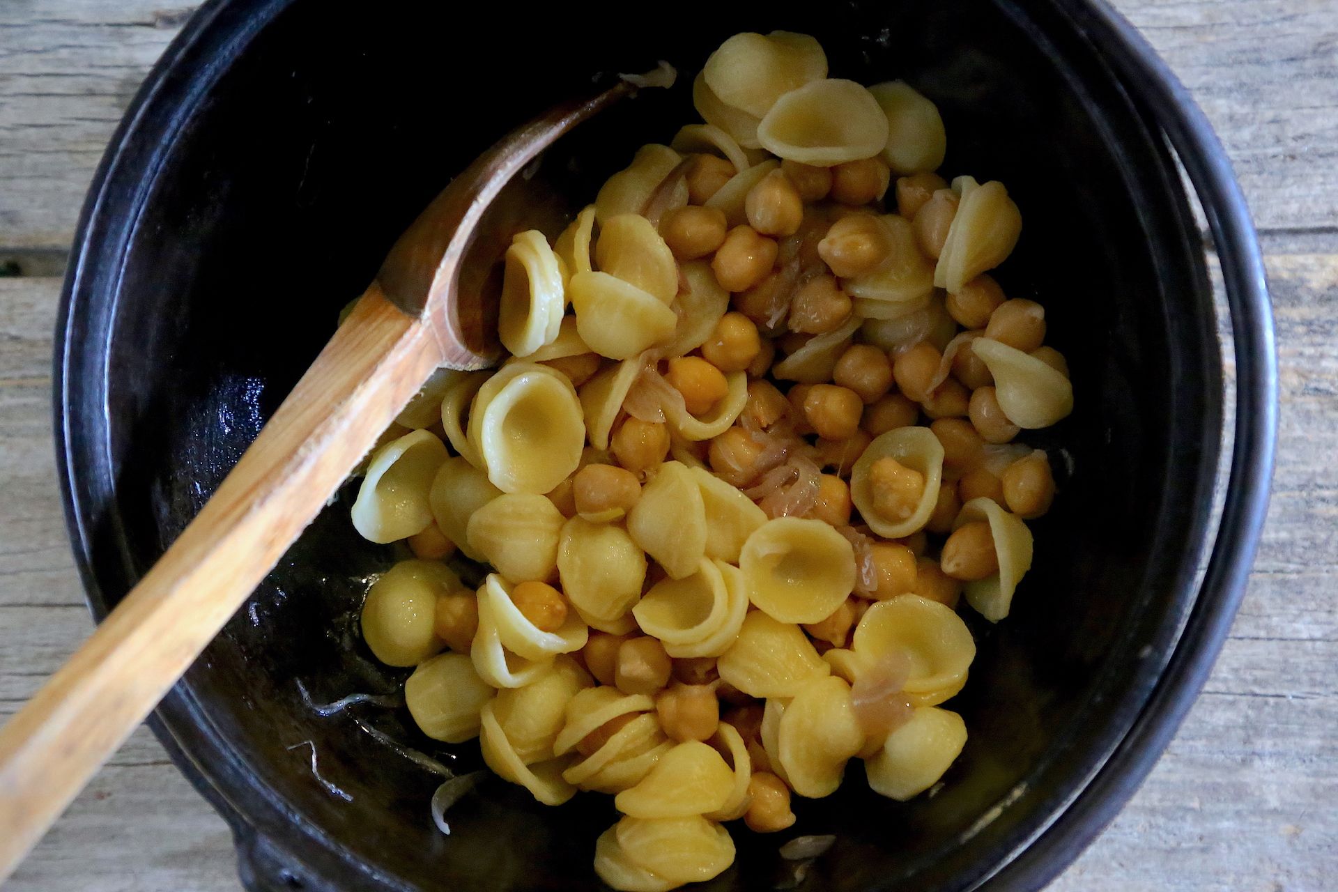 Le orecchiette con i ceci © Beatrice Spagoni