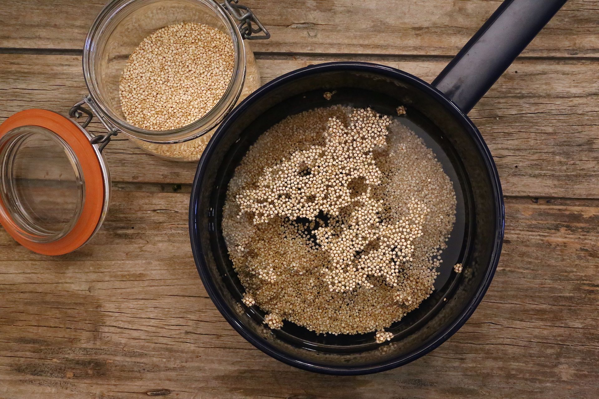 Cottura della quinoa