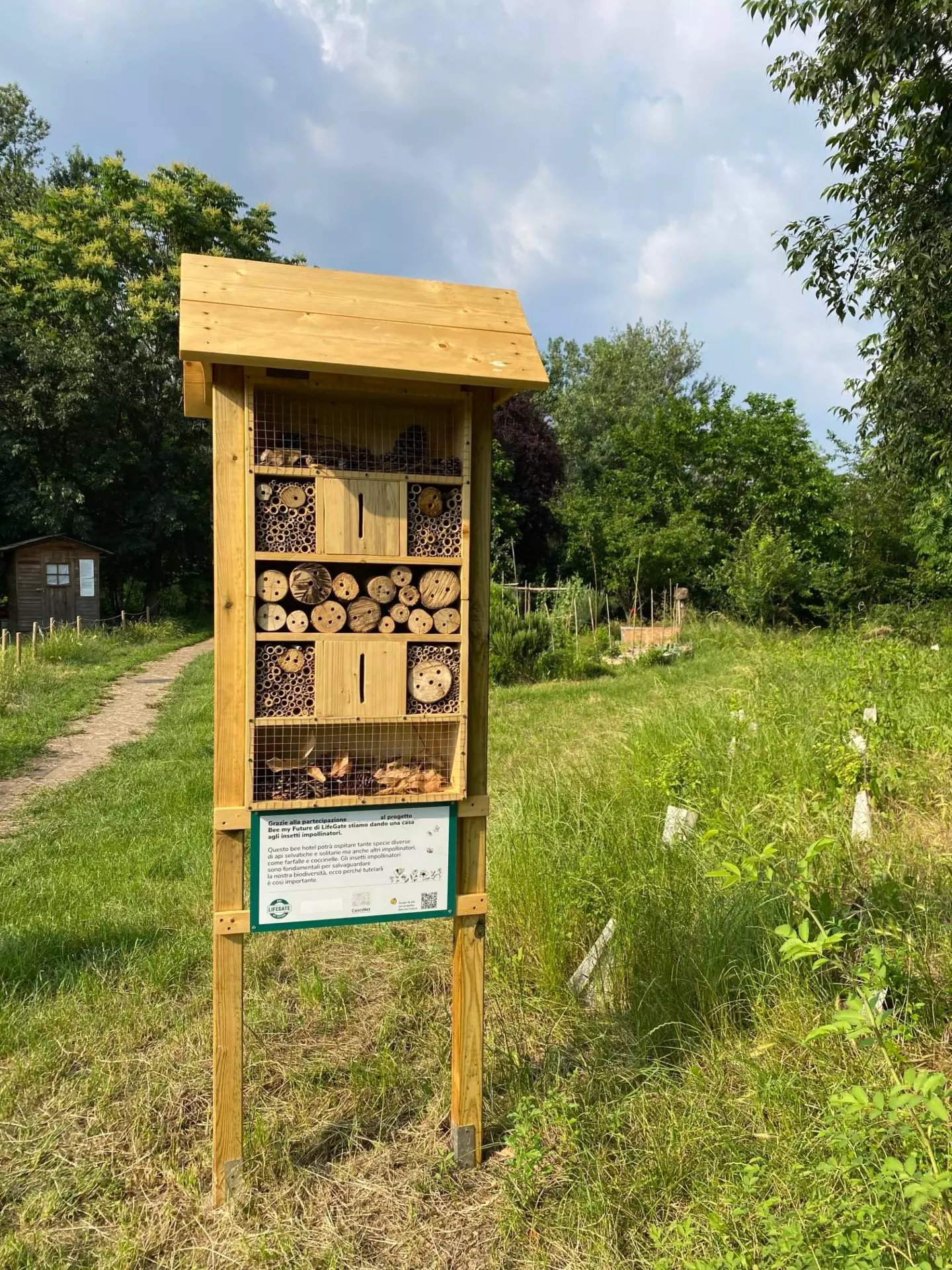 CasciNet, bee hotel