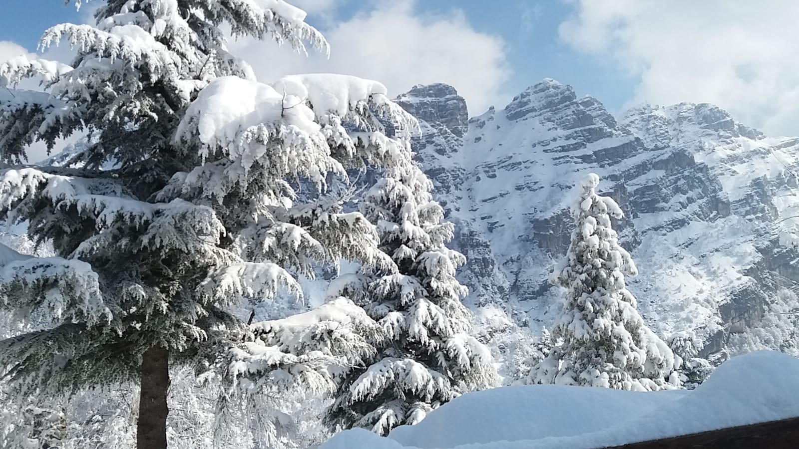 Piani d'Erna Lecco con neve anni 2000