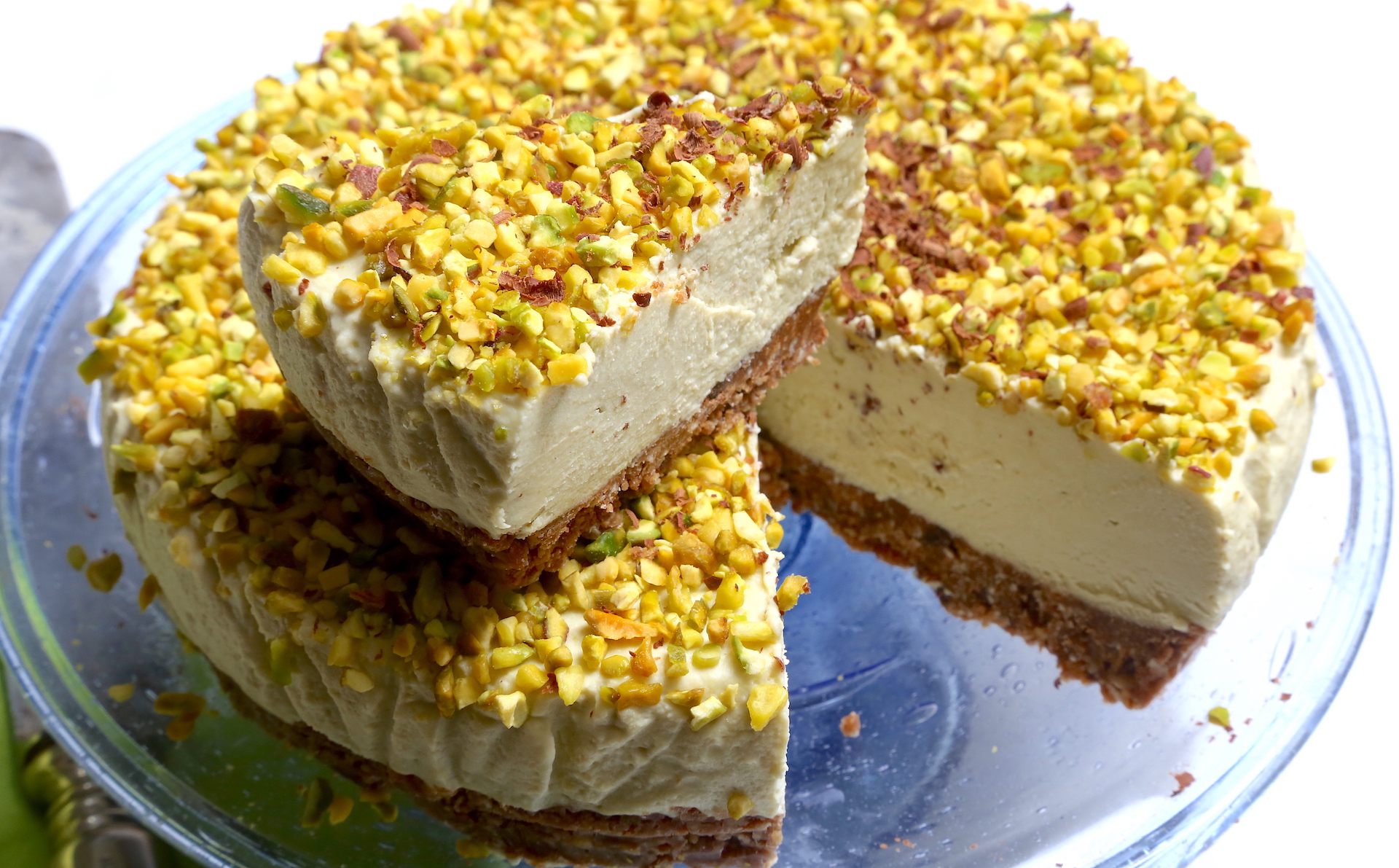 Cheesecake ai pistacchi