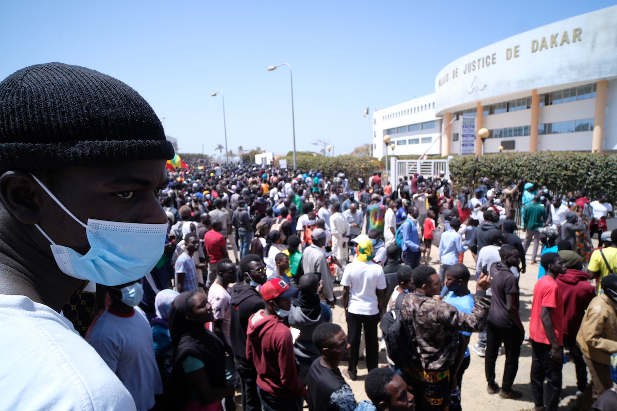 Senegal, manifestazioni davanti al tribunale