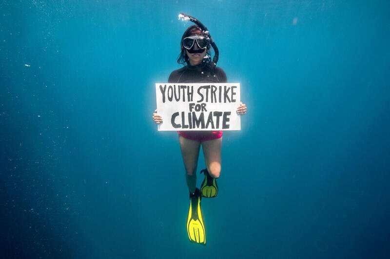 Maschera da sub o mascherina? Le iniziative per la Giornata mondiale di azione per il clima