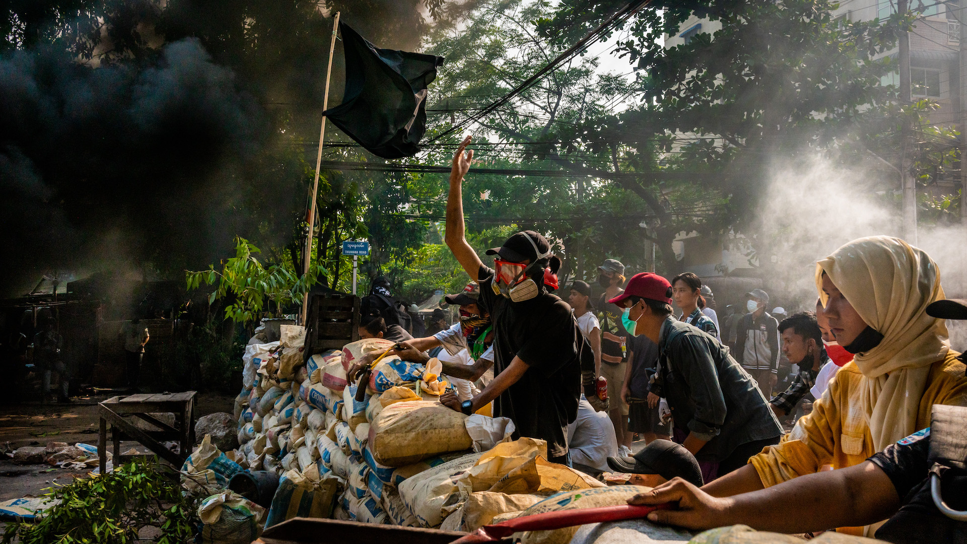 proteste nel Myanmar