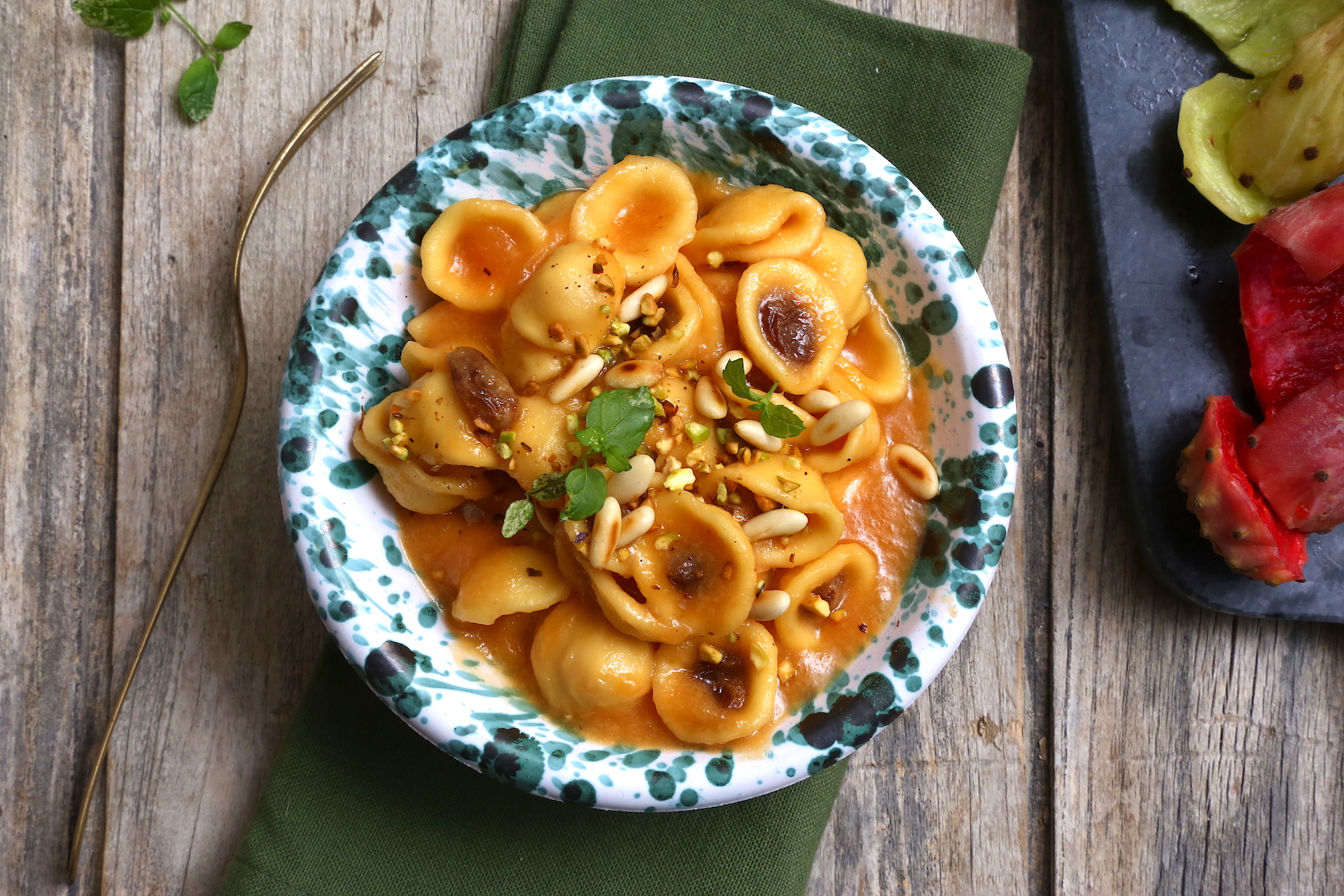 Orecchiette fichi d'India pronte © Beatrice Spagoni