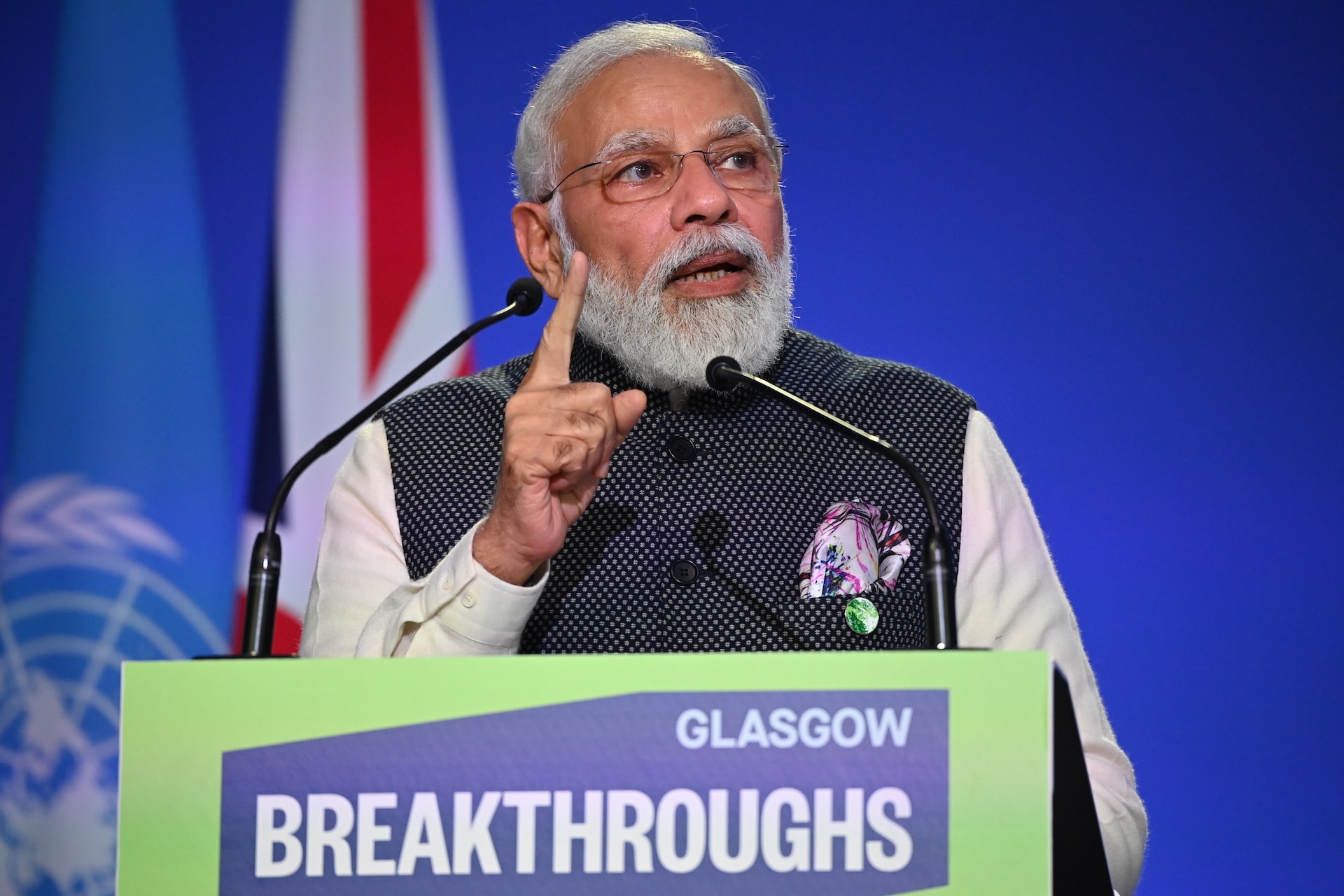 nerendra modi india glasgow