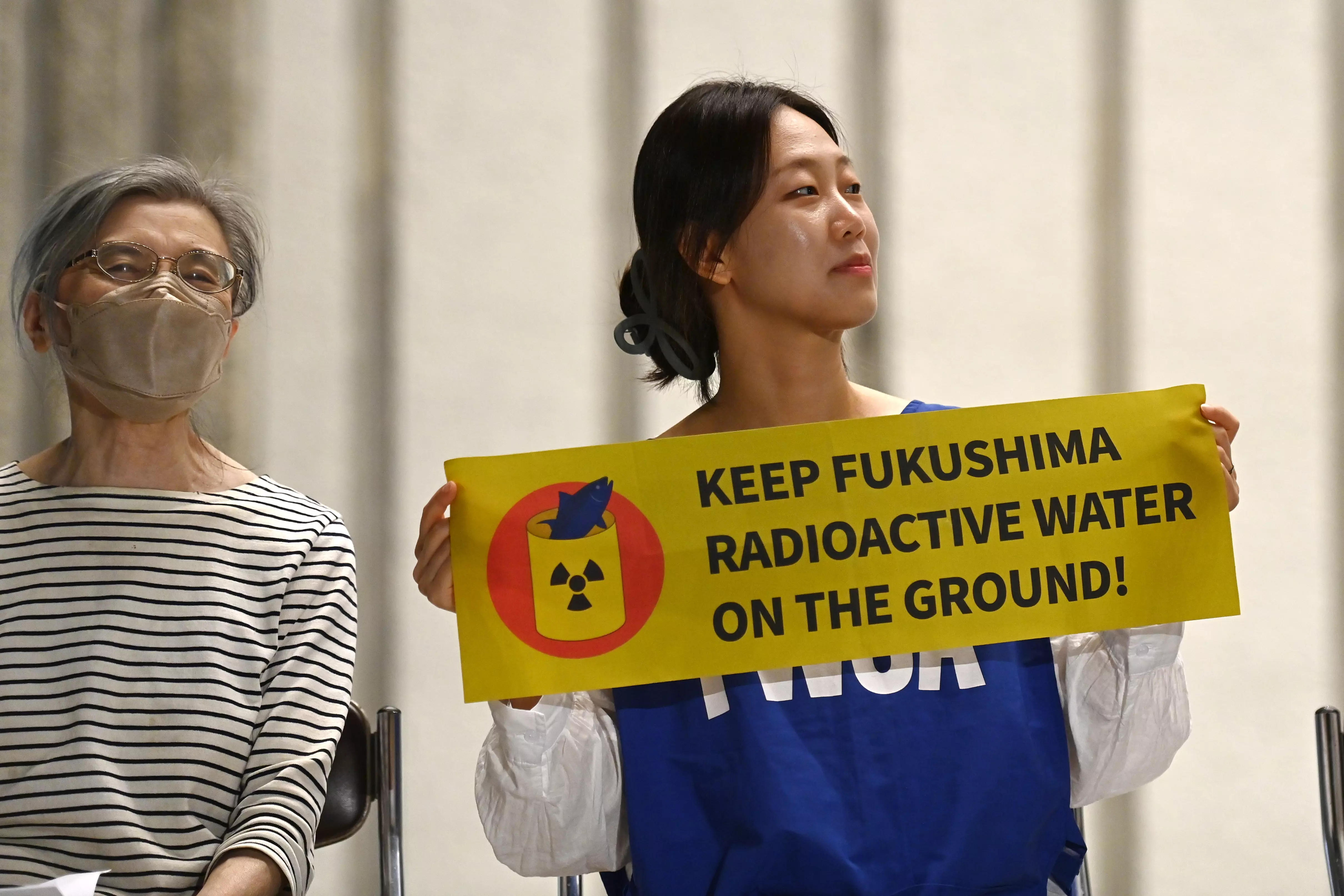 A protest against the Fukushima water release in Tokyo
