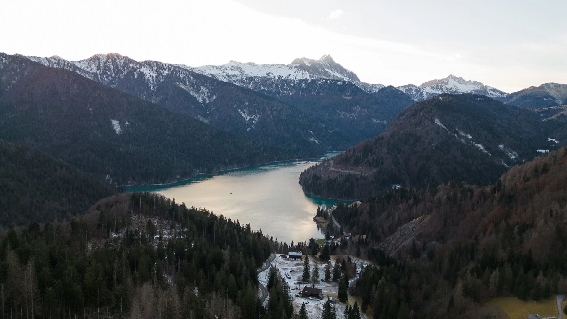 Lago di Sauris in Friuli