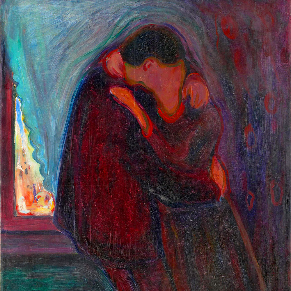Edvard Munch, Il bacio, 1897