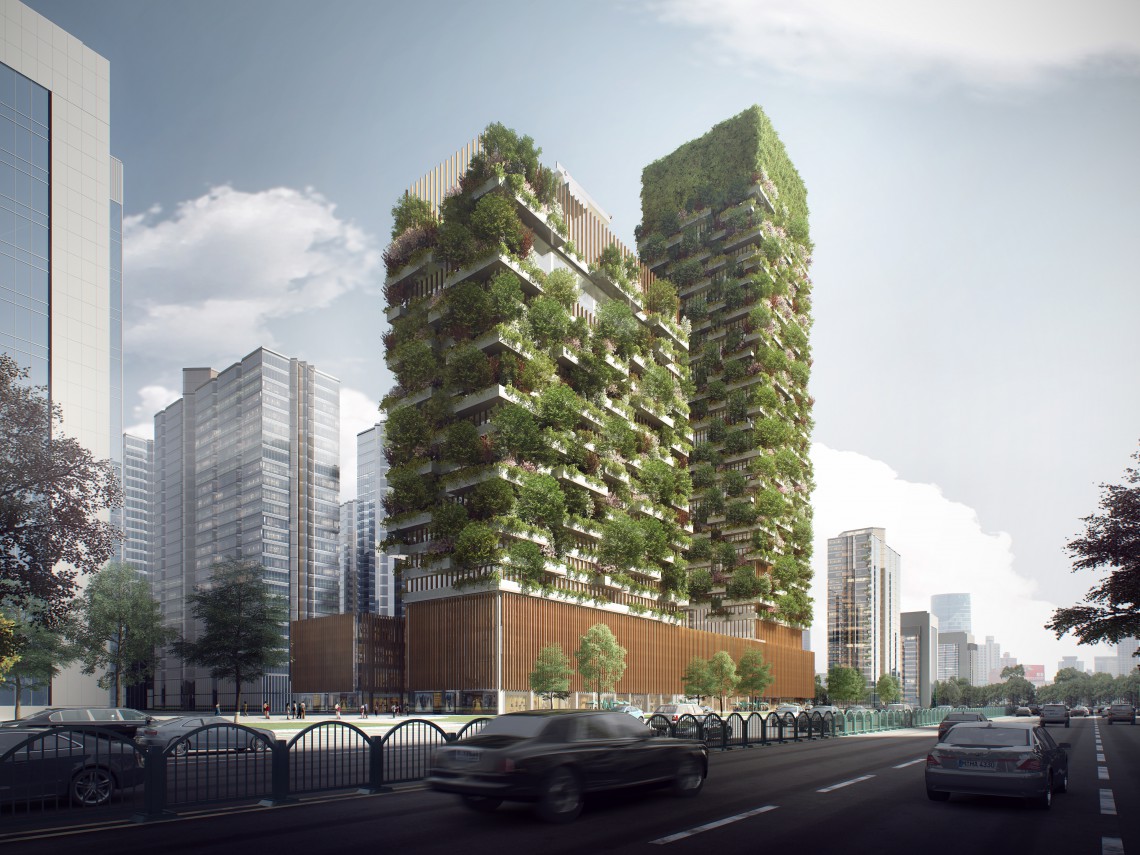 Nanjing vertical forest, il Bosco verticale di Stefano Boeri arriva in
