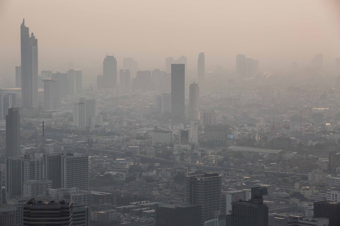 Smog a Bangkok , 31 gennaio 2019 © Lauren DeCicca/Getty Images