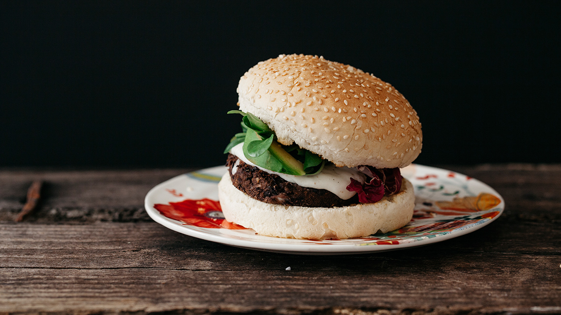 burger di fagioli neri