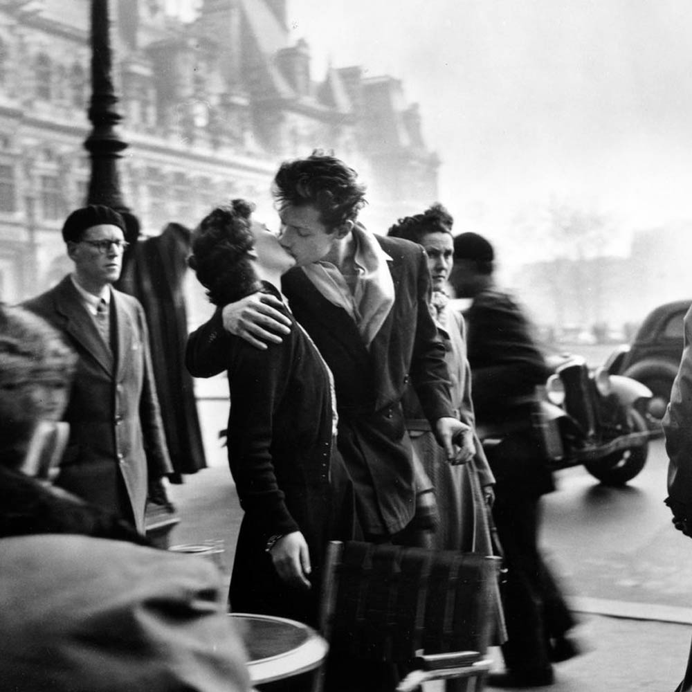 Robert Doisneau, Le Baiser de l’Hôtel de Ville, 1950