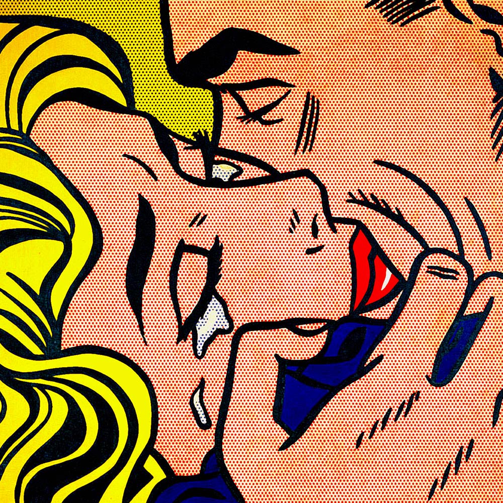 Roy Lichtenstein, Kiss V, 1964