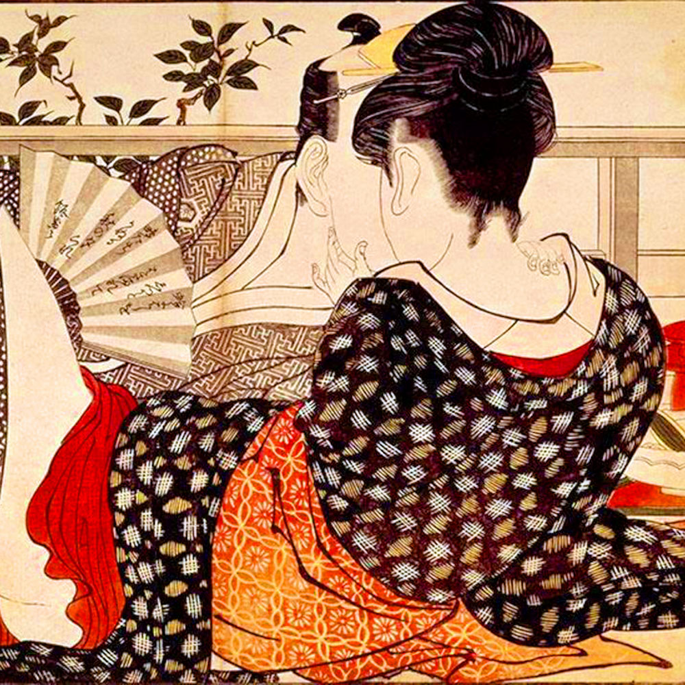 Kitagawa Utamaro, Il canto del guanciale, 1788