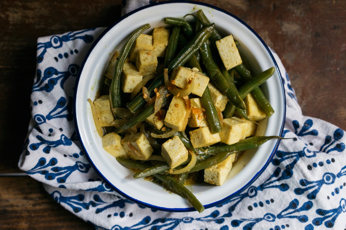 Tofu al curry